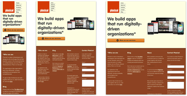 plexical 30 Beautiful Examples of Responsive Website Design