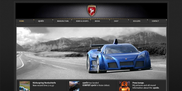 thiết kế website ô tô, xe hơi