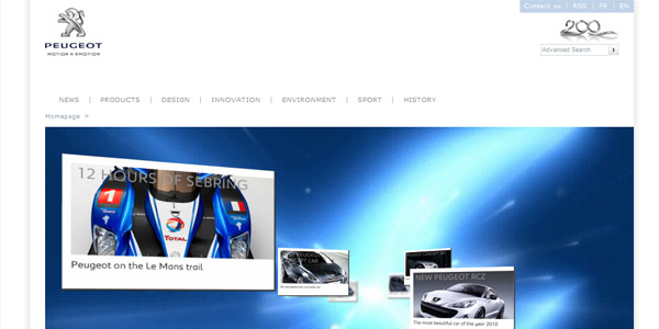 thiết kế website ô tô, xe hơi