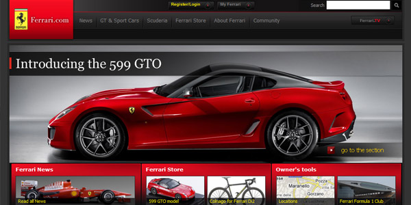thiết kế website ô tô, xe hơi