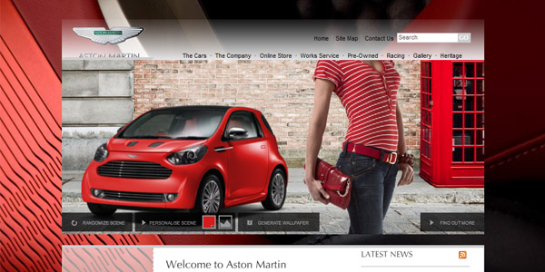thiết kế website ô tô, xe hơi