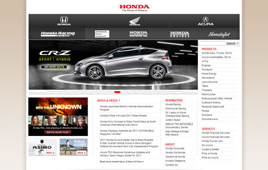 Beautiful Cars Website Design Showcase