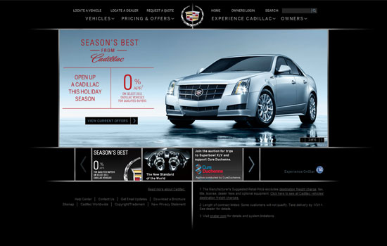 Beautiful Cars Website Design Showcase