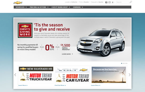 Beautiful Cars Website Design Showcase