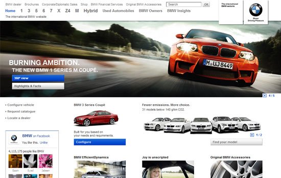 Beautiful Cars Website Design Showcase