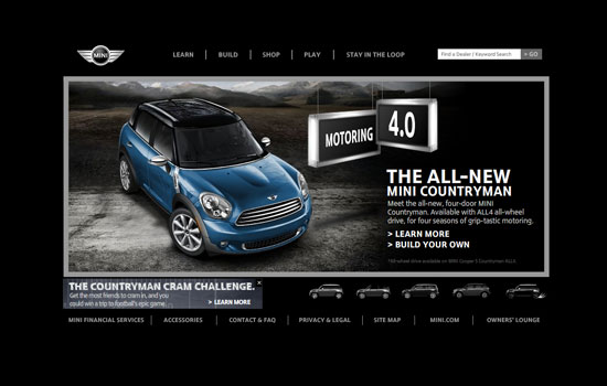 Beautiful Cars Website Design Showcase