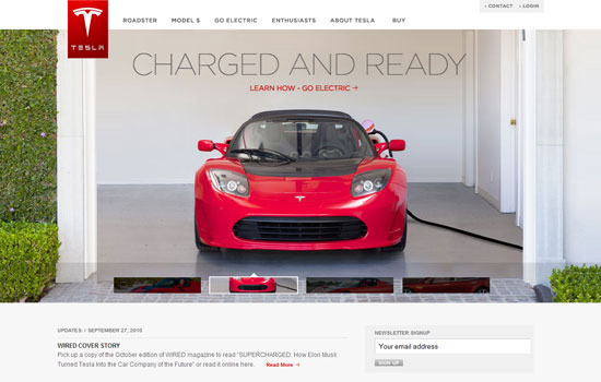 Beautiful Cars Website Design Showcase