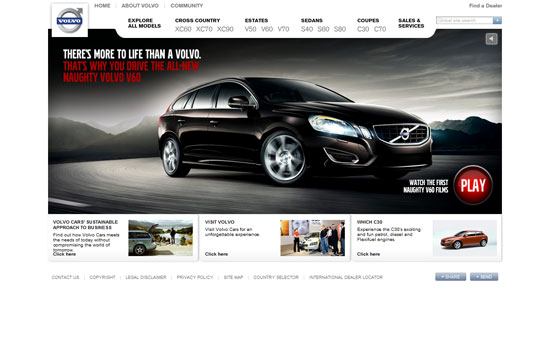 Beautiful Cars Website Design Showcase