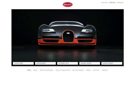 Beautiful Cars Website Design Showcase