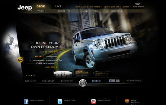 Beautiful Cars Website Design Showcase