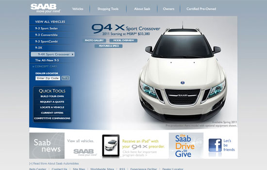 Beautiful Cars Website Design Showcase