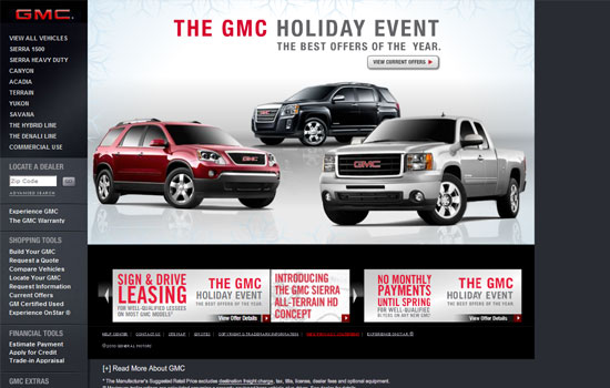 Beautiful Cars Website Design Showcase