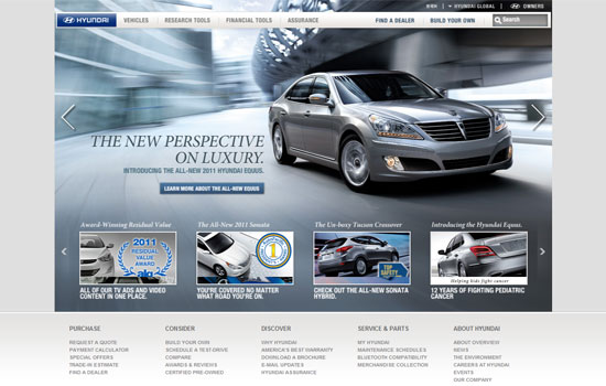 Beautiful Cars Website Design Showcase