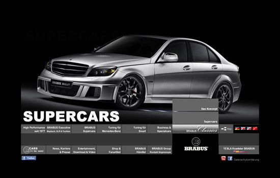 Beautiful Cars Website Design Showcase