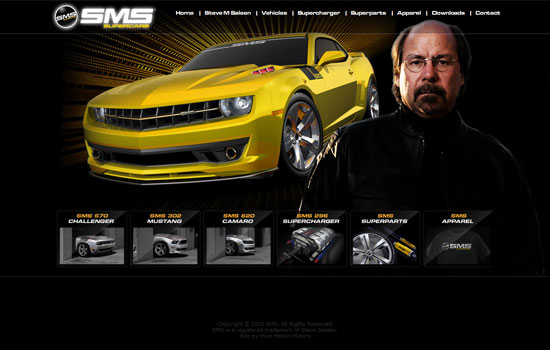 Beautiful Cars Website Design Showcase