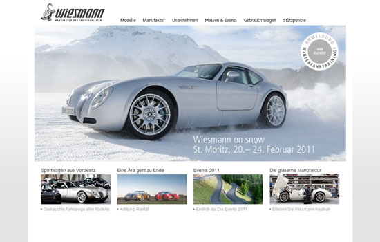 Beautiful Cars Website Design Showcase