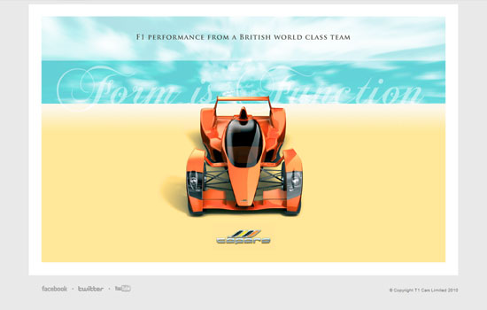 Beautiful Cars Website Design Showcase