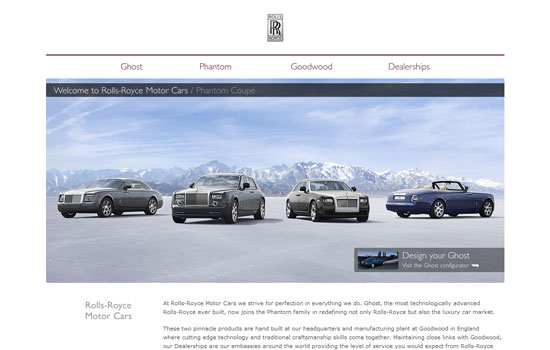 Beautiful Cars Website Design Showcase