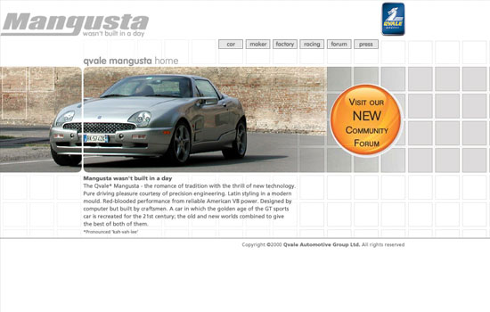 Beautiful Cars Website Design Showcase