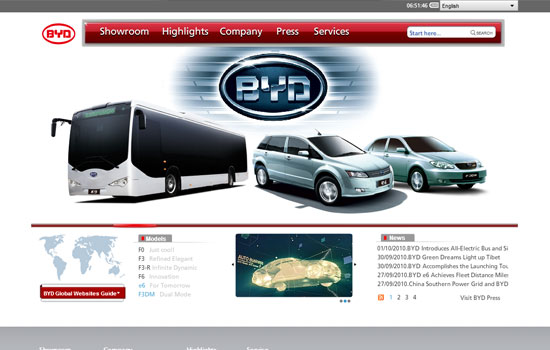 Beautiful Cars Website Design Showcase