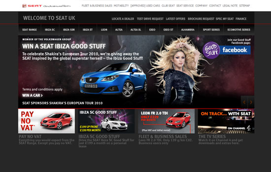 Beautiful Cars Website Design Showcase