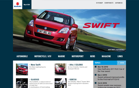 Beautiful Cars Website Design Showcase