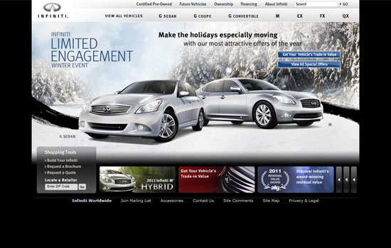 Beautiful Cars Website Design Showcase