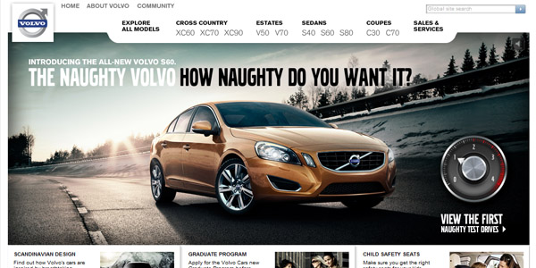 50 thiết kế website ô tô, xe hơi hàng đầu thế giới