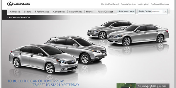 thiết kế website ô tô, xe hơi