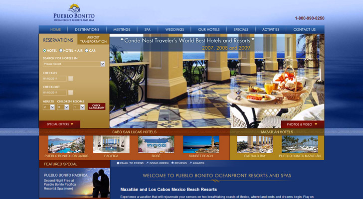 Hotel Website Designs