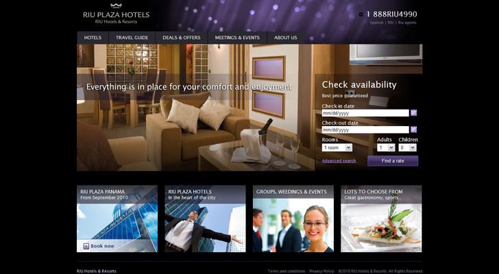 Hotel Website Designs