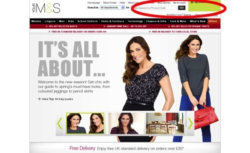 M S Search Box
