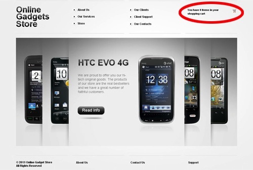 Online Gadgets Store