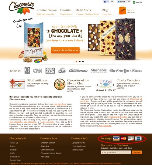 Chocomize Payment