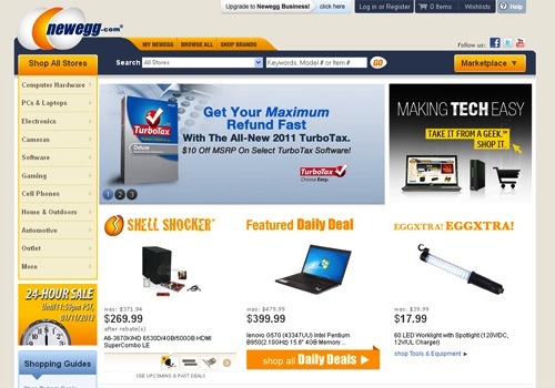 NewEgg Social media approach