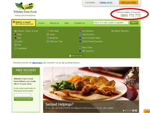 Wiltshire Farm food