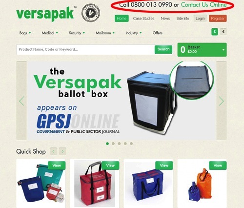 Versapak Phone Number