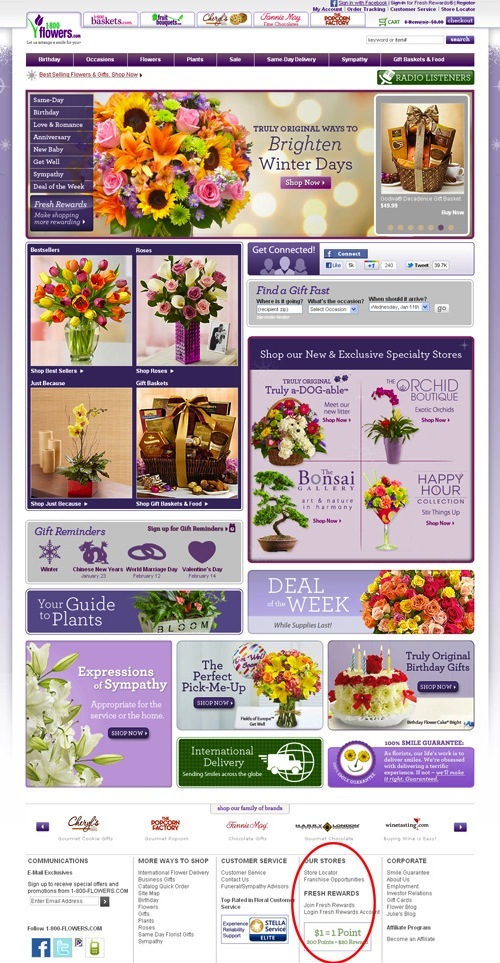Flowers Store Finder