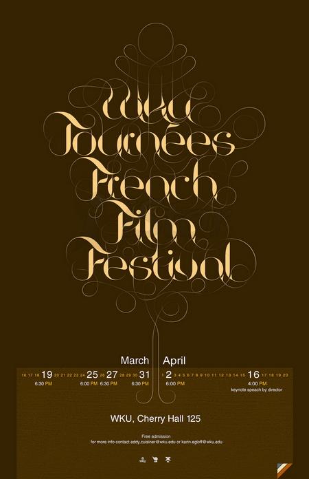 French in Breathtaking Typographic Posters