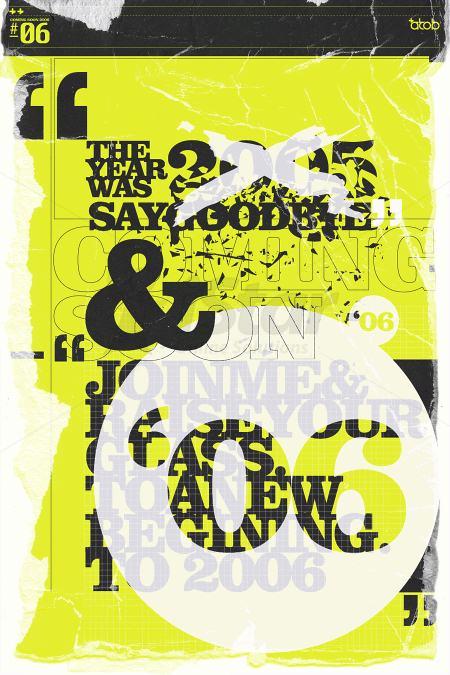 2005 in Breathtaking Typographic Posters