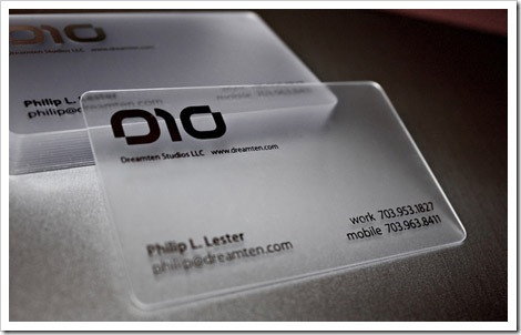 Business card ấn tượng