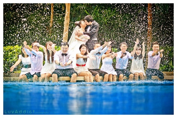 Những bức ảnh cưới cùng phù dâu, phù rể