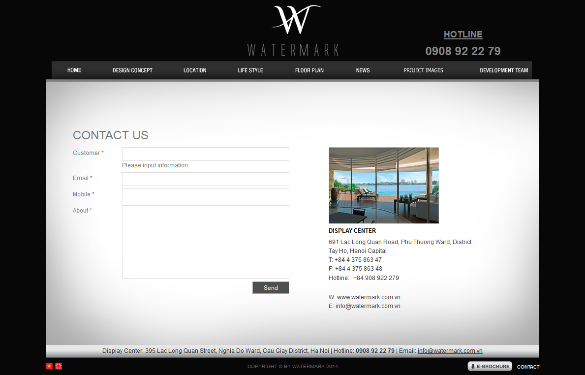Thiết kế web bất động sản Watermark