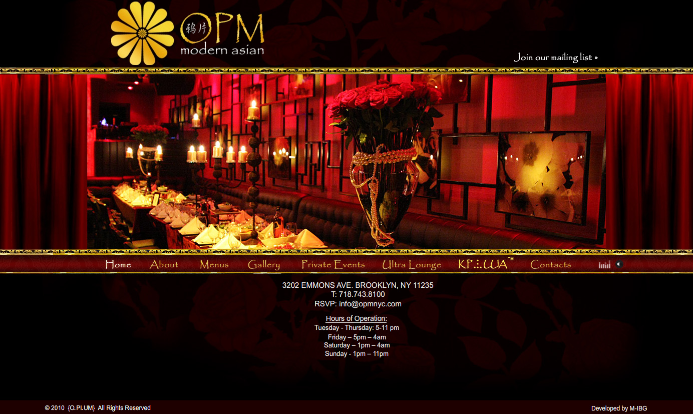 Mẫu thiết kế web nhà hàng