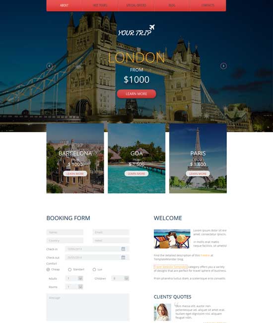 Free-Responsive-HTML5-Travel-Agency-Template
