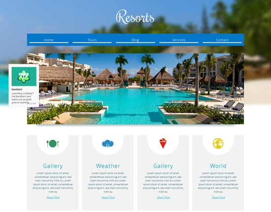 Resorts-Free-Hotel-Responsive-Website-Template