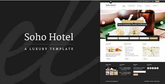 Soho Hotel Responsive HTML Template