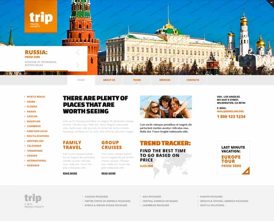 Trip Travel Agency HTML Template