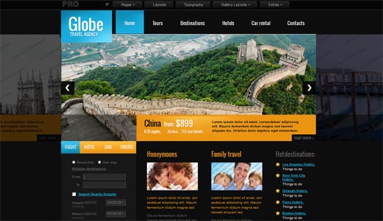 Globe - Travel Agency HTML Template