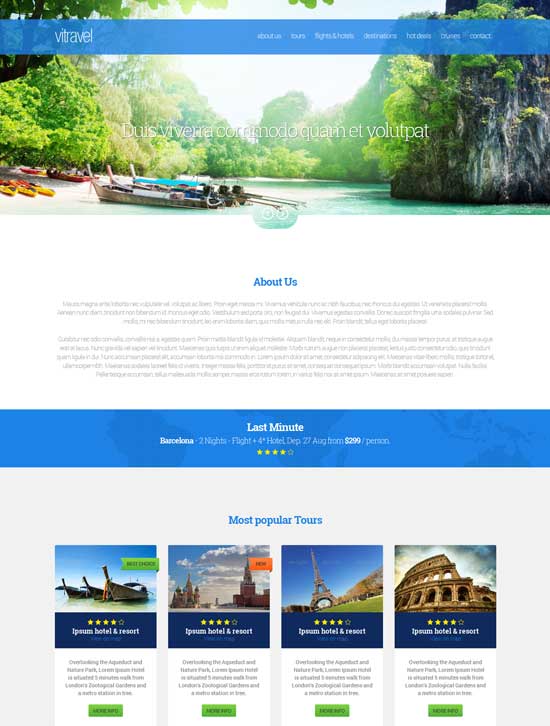 vi-travel-Responsive-One-Page-Template